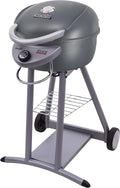 Charbroil 3-in-1 Dual Fuel Outdoor Bistro Pro Electric Grill & Griddle + Charcoal Mode BBQ