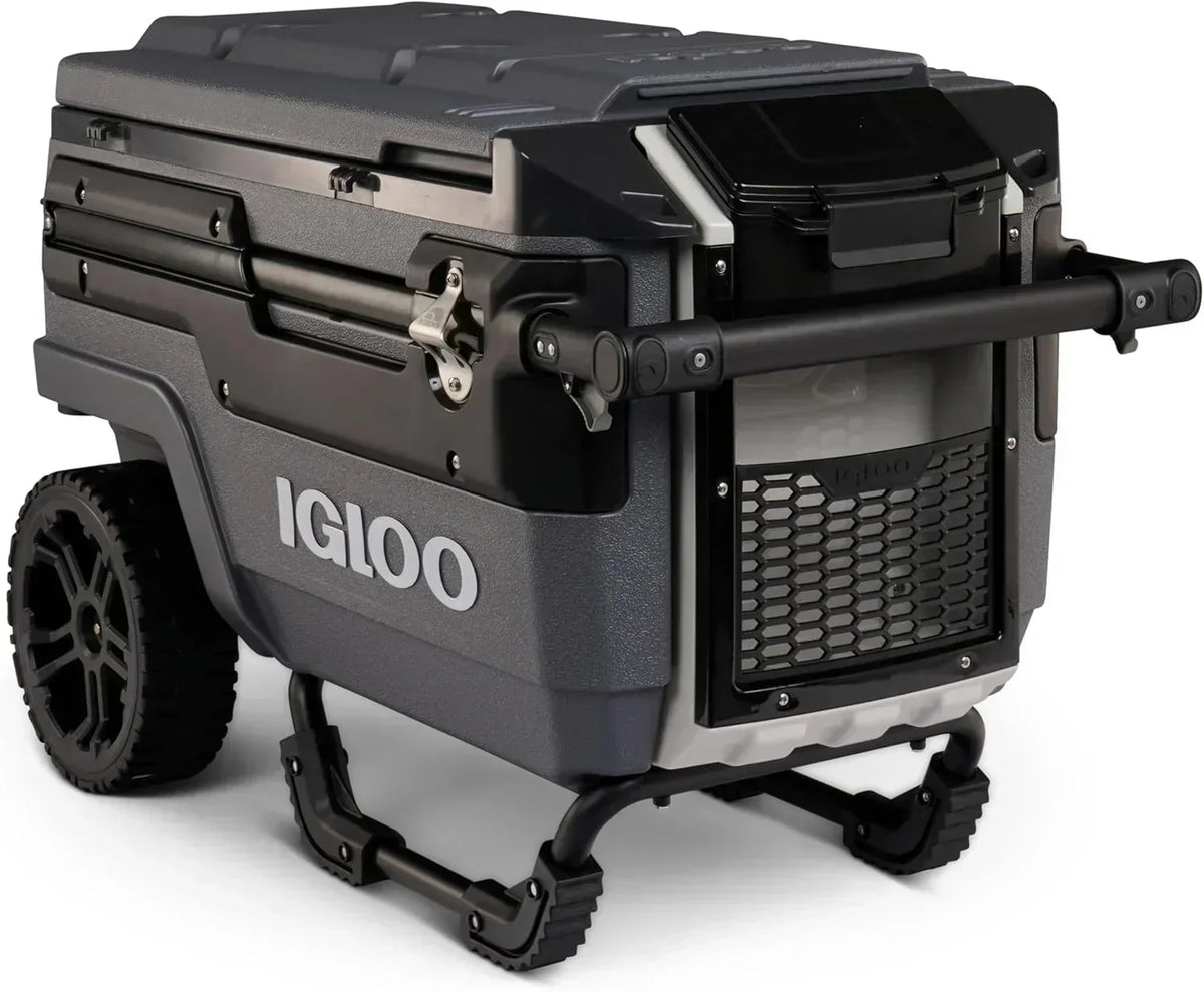70Qt Wheeled Cooler Insulated Hard Shell Ice Chest