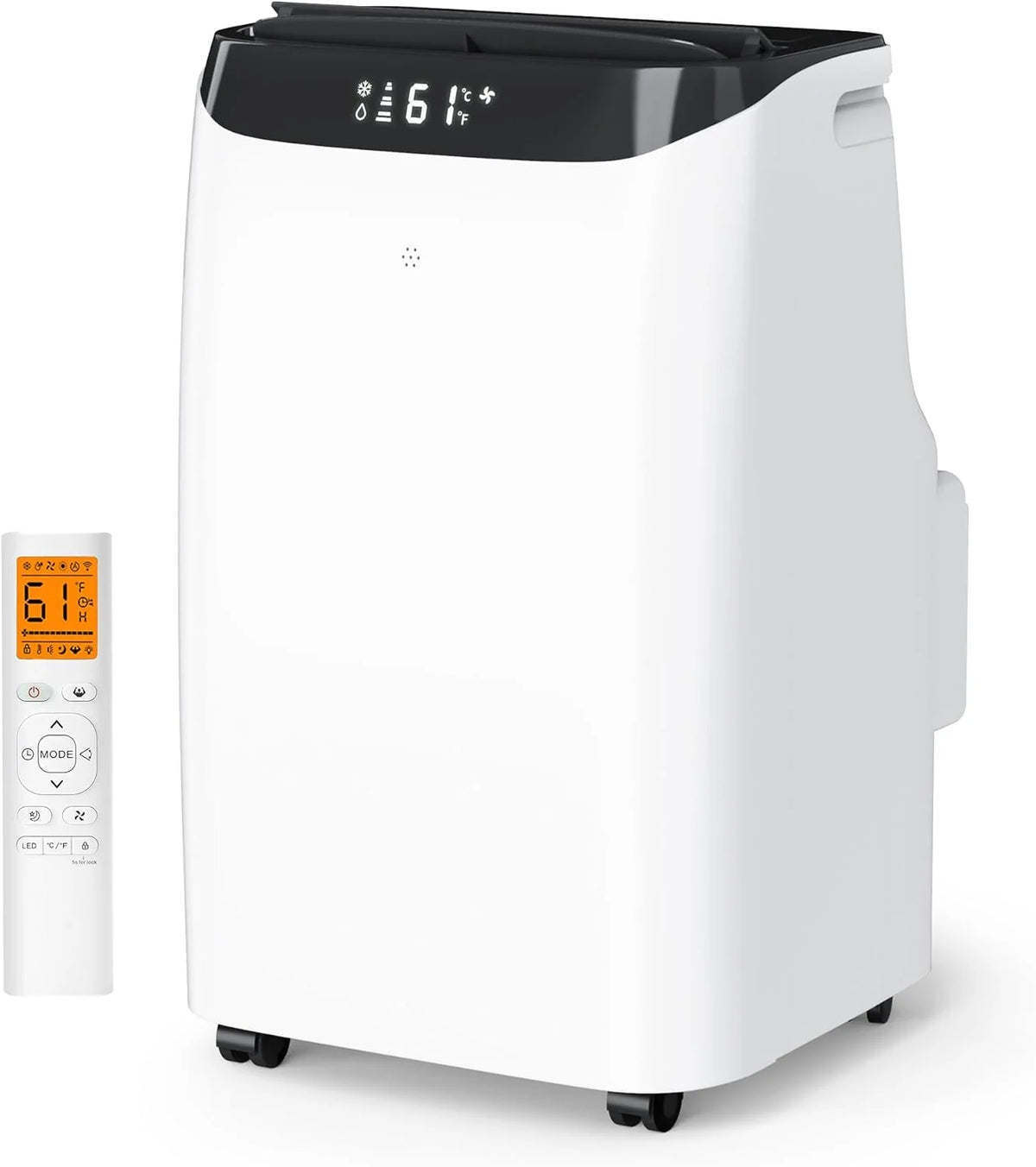 16,000 BTU Inverter Portable Air Conditioner with Remote, Free Stand Cooling Portable AC Unit for Room up to 800 sq.ft, with Dehumidifier & Fan,Dual Hose,Windows Kit,Quiet Sleep Mode(45dB)
