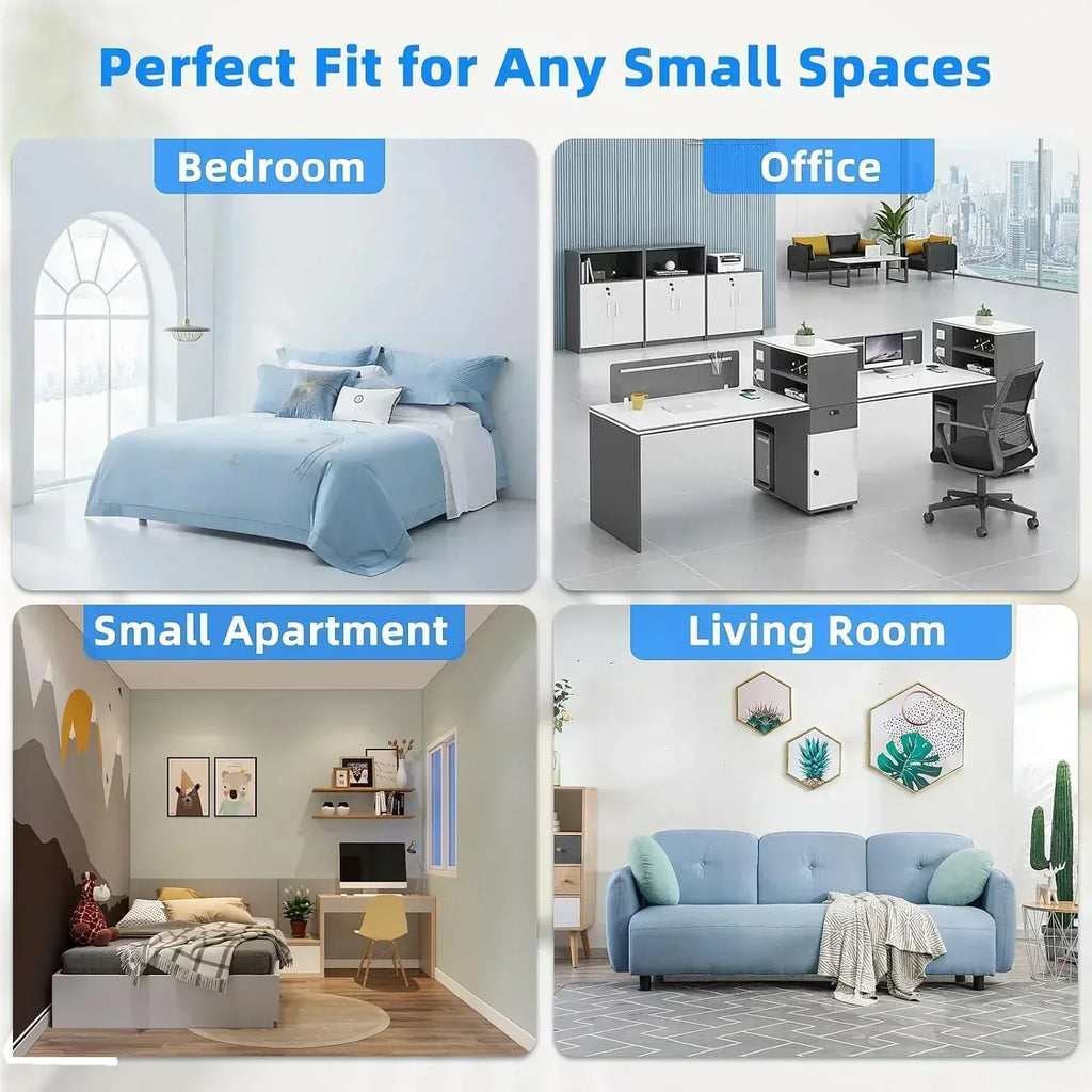 Antarctic Star 12,000 BTU U-Shaped Window Air Conditioner Unit Cools up to 550 Sq.Ft. with 6 Modes